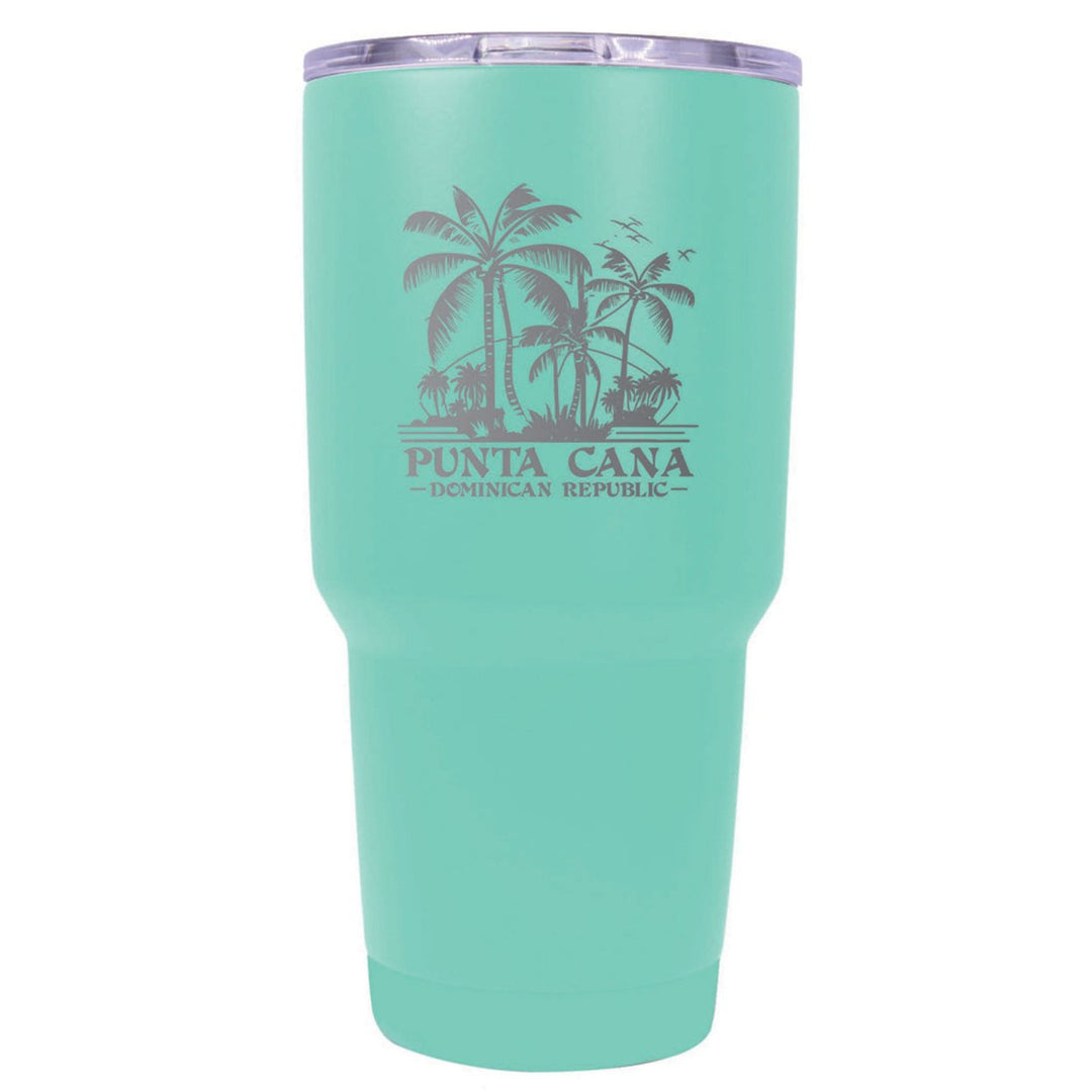 Punta Cana Dominican Republic Souvenir 24 oz Insulated Stainless Steel Tumbler Etched Image 2