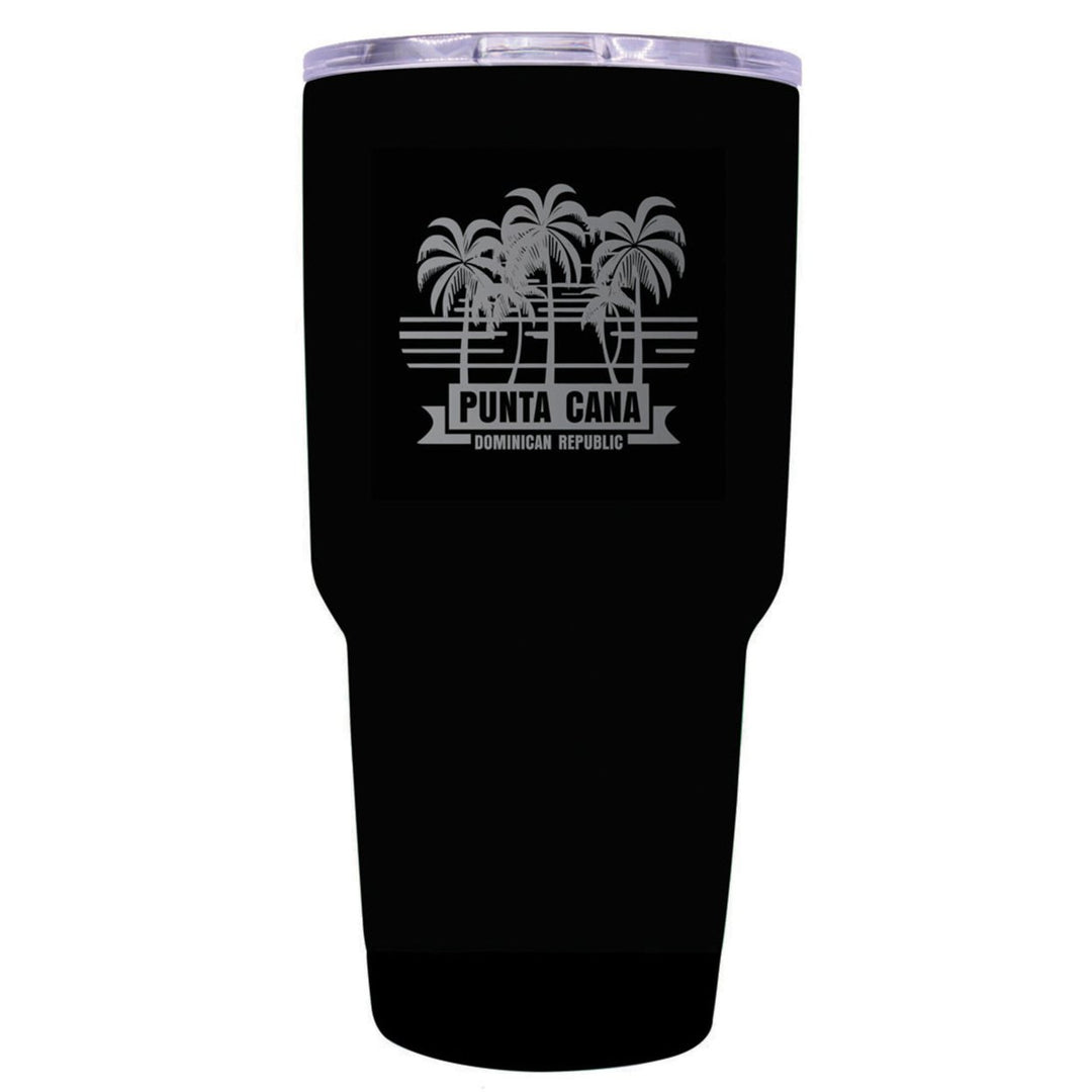 Punta Cana Dominican Republic Souvenir 24 oz Insulated Stainless Steel Tumbler Etched Image 3