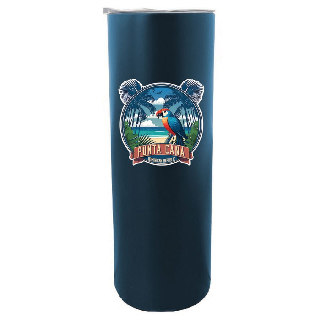 Punta Cana Dominican Republic Souvenir 20 oz Insulated Stainless Steel Skinny Tumbler Image 10