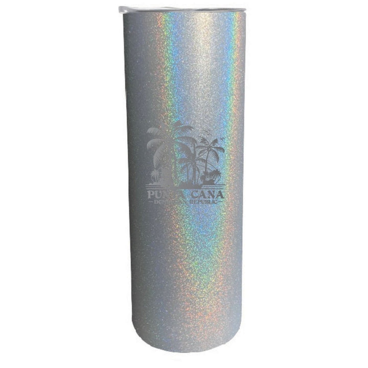 Punta Cana Dominican Republic Souvenir 20 oz Insulated Stainless Steel Skinny Tumbler Etched Image 1