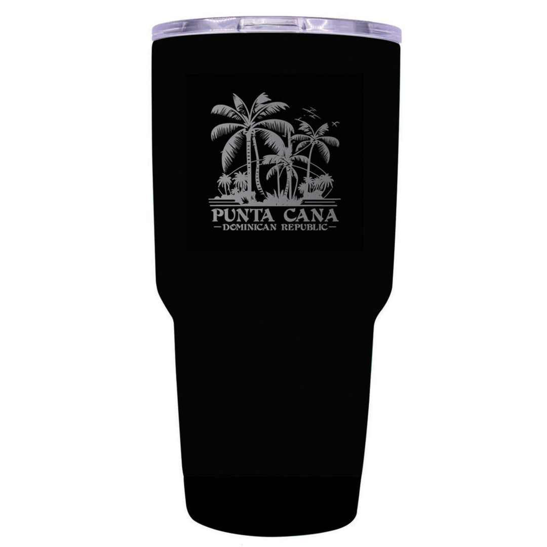 Punta Cana Dominican Republic Souvenir 24 oz Insulated Stainless Steel Tumbler Etched Image 1