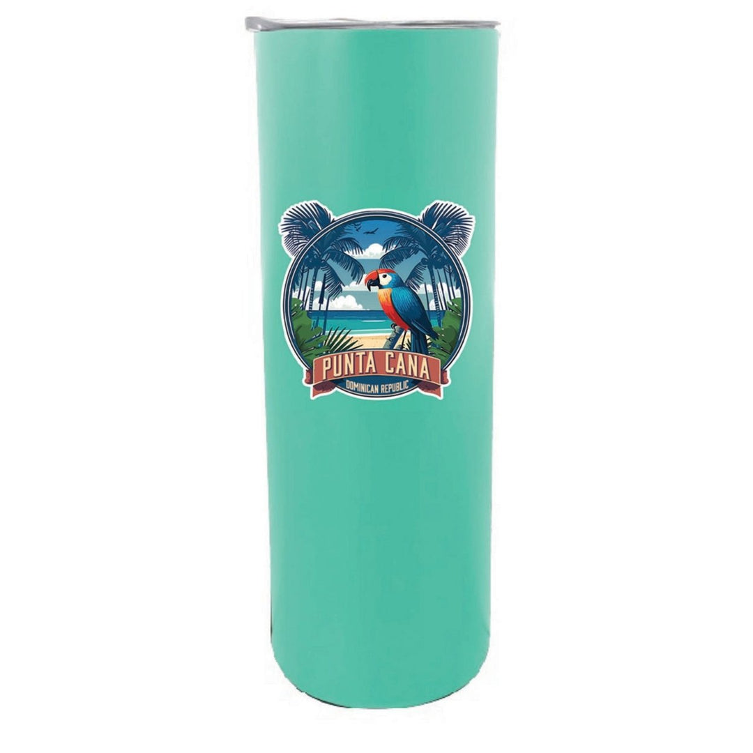 Punta Cana Dominican Republic Souvenir 20 oz Insulated Stainless Steel Skinny Tumbler Image 12