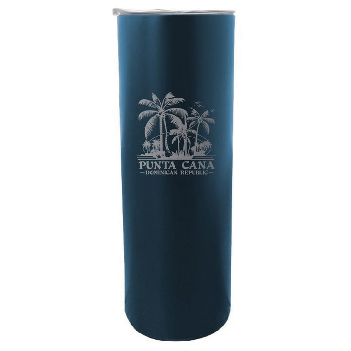 Punta Cana Dominican Republic Souvenir 20 oz Insulated Stainless Steel Skinny Tumbler Etched Image 12