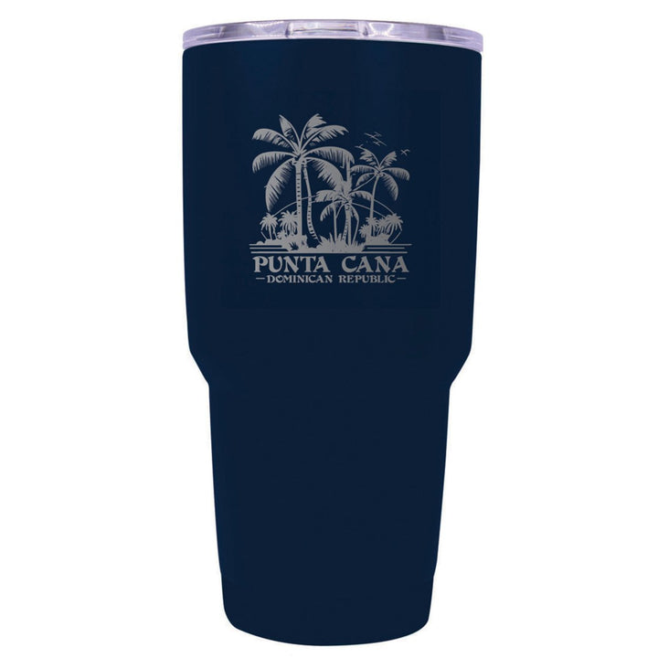 Punta Cana Dominican Republic Souvenir 24 oz Insulated Stainless Steel Tumbler Etched Image 8