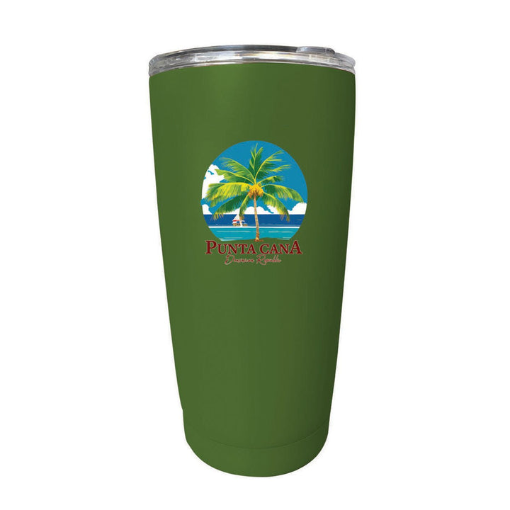 Punta Cana Dominican Republic Souvenir 16 oz Stainless Steel Insulated Tumbler Image 1