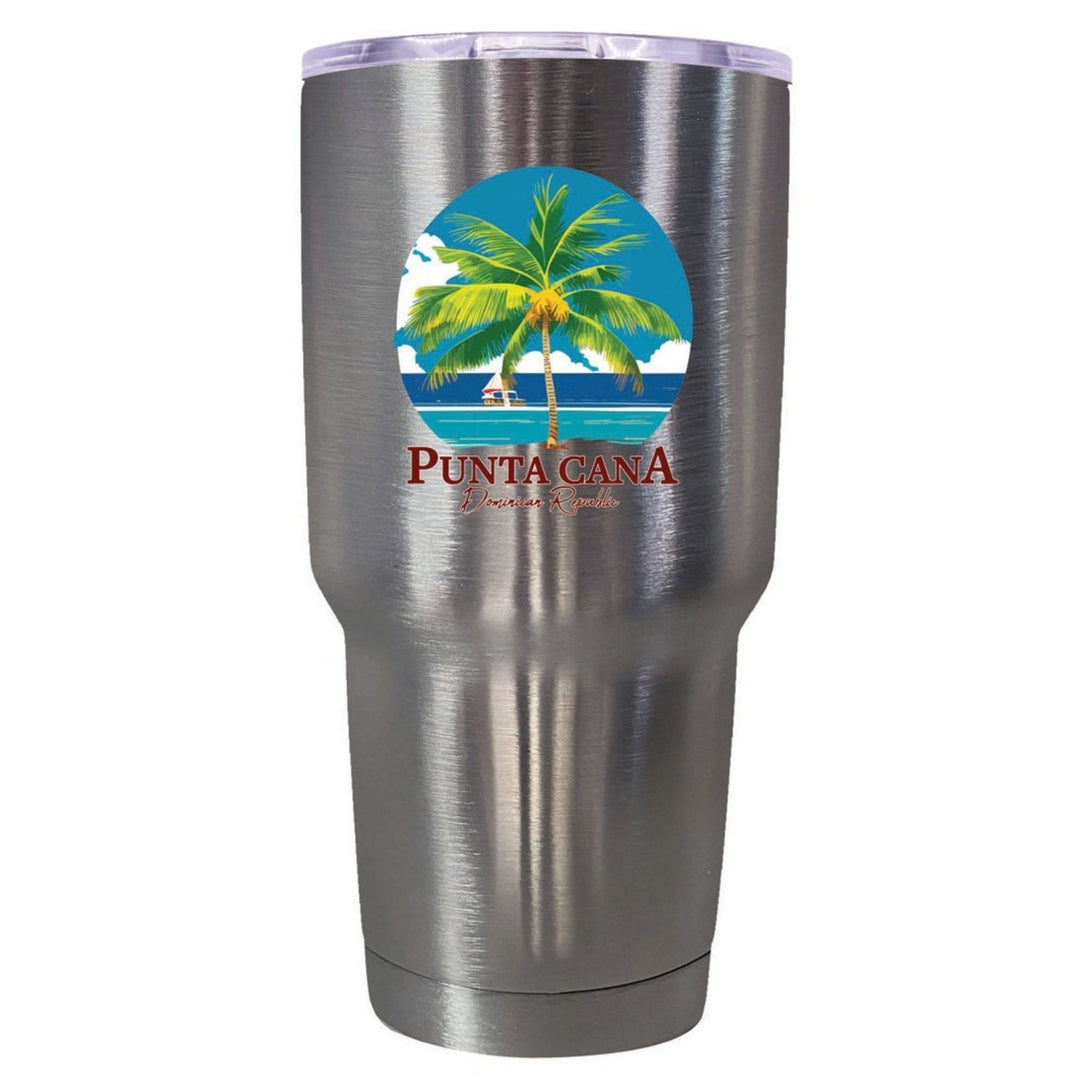 Punta Cana Dominican Republic Souvenir 24 oz Insulated Stainless Steel Tumbler Image 3