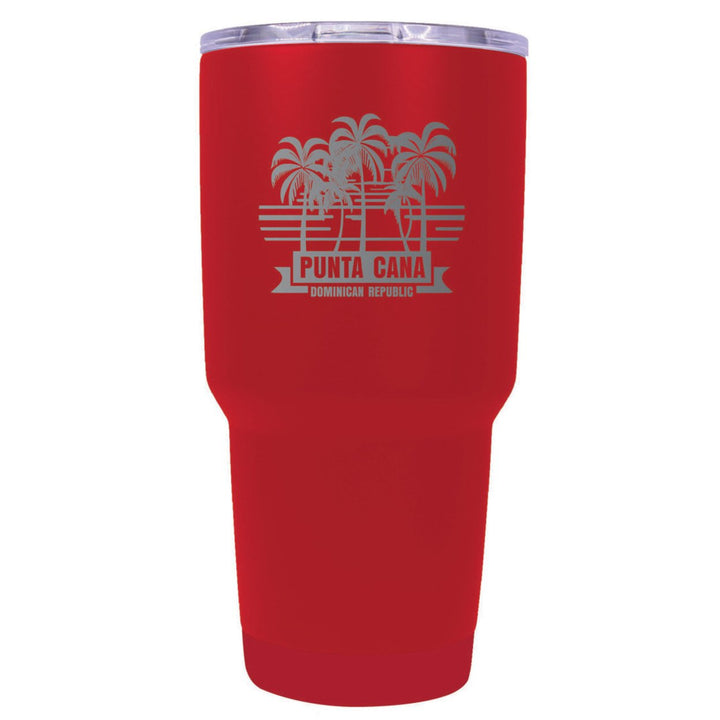 Punta Cana Dominican Republic Souvenir 24 oz Insulated Stainless Steel Tumbler Etched Image 9