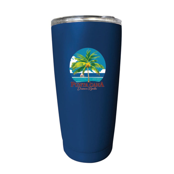 Punta Cana Dominican Republic Souvenir 16 oz Stainless Steel Insulated Tumbler Image 4