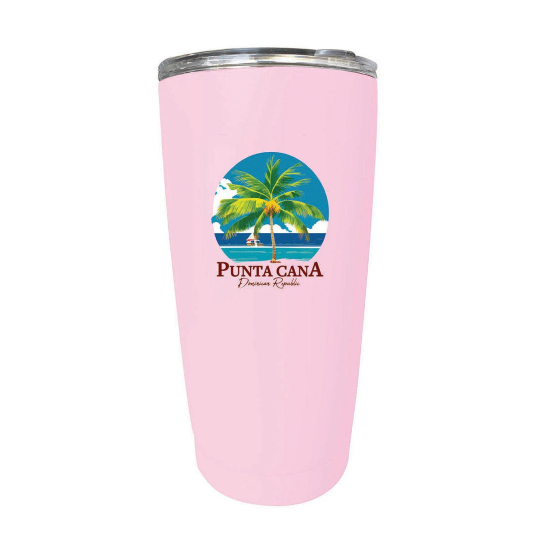 Punta Cana Dominican Republic Souvenir 16 oz Stainless Steel Insulated Tumbler Image 4