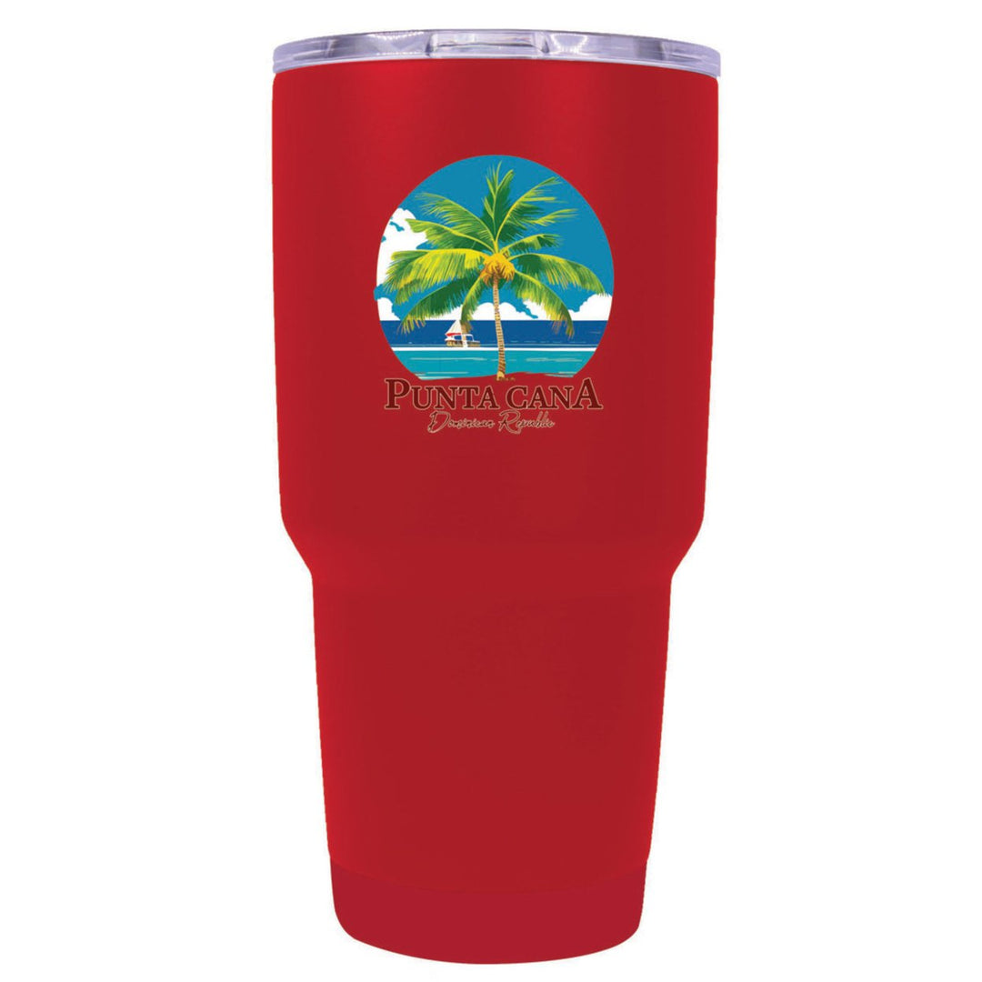 Punta Cana Dominican Republic Souvenir 24 oz Insulated Stainless Steel Tumbler Image 7