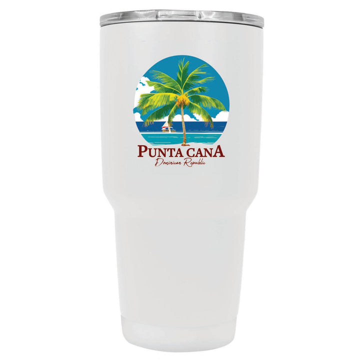 Punta Cana Dominican Republic Souvenir 24 oz Insulated Stainless Steel Tumbler Image 1