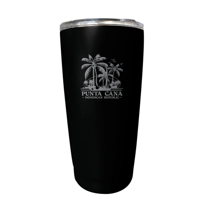 Punta Cana Dominican Republic Souvenir 16 oz Stainless Steel Insulated Tumbler Etched Image 2