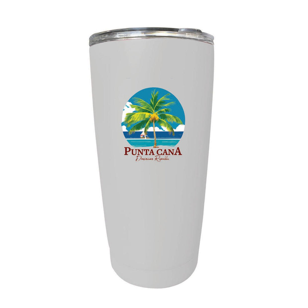 Punta Cana Dominican Republic Souvenir 16 oz Stainless Steel Insulated Tumbler Image 8