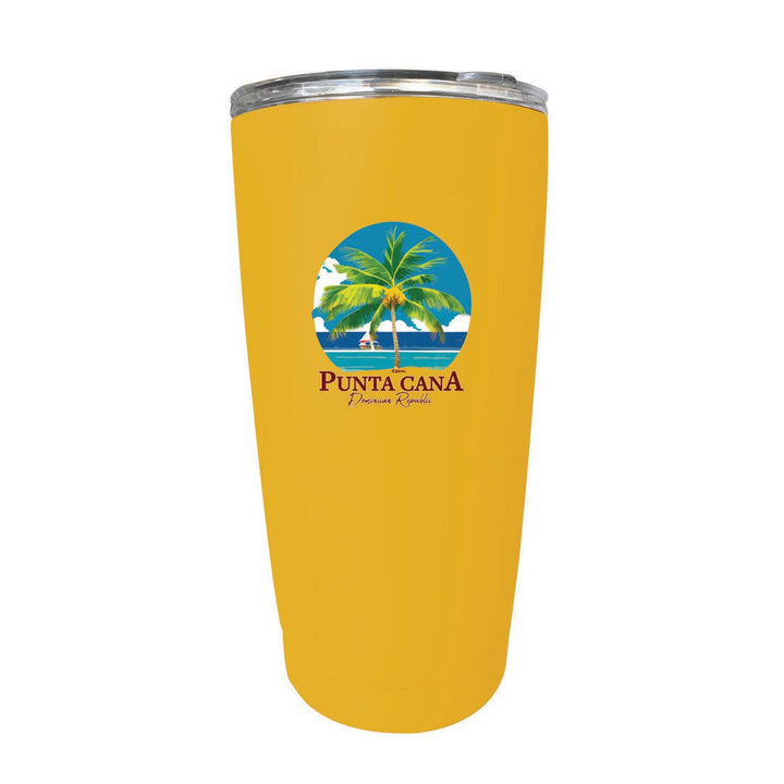 Punta Cana Dominican Republic Souvenir 16 oz Stainless Steel Insulated Tumbler Image 9