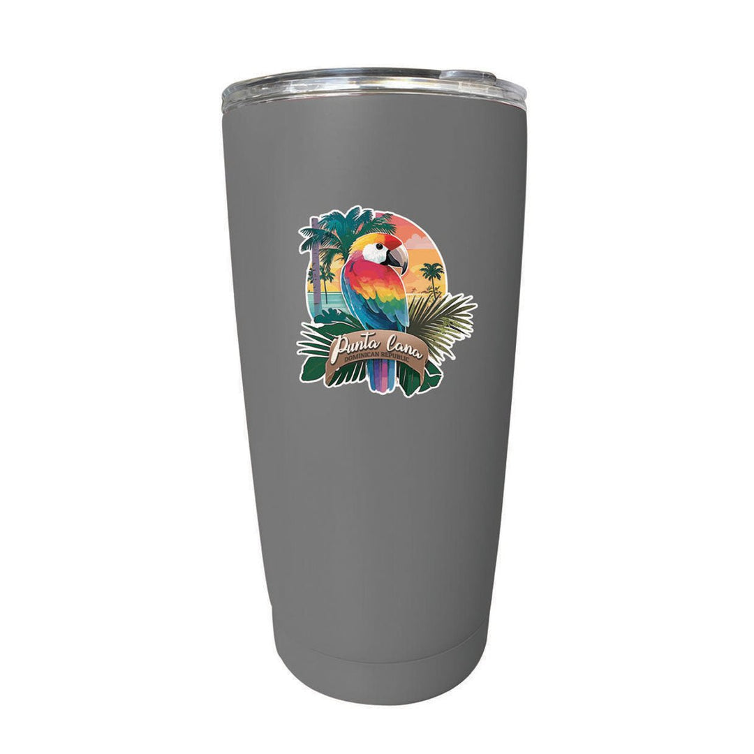 Punta Cana Dominican Republic Souvenir 16 oz Stainless Steel Insulated Tumbler Image 12