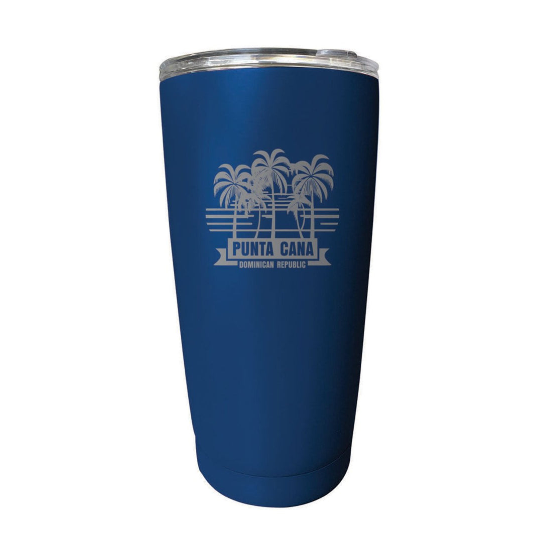 Punta Cana Dominican Republic Souvenir 16 oz Stainless Steel Insulated Tumbler Etched Image 7