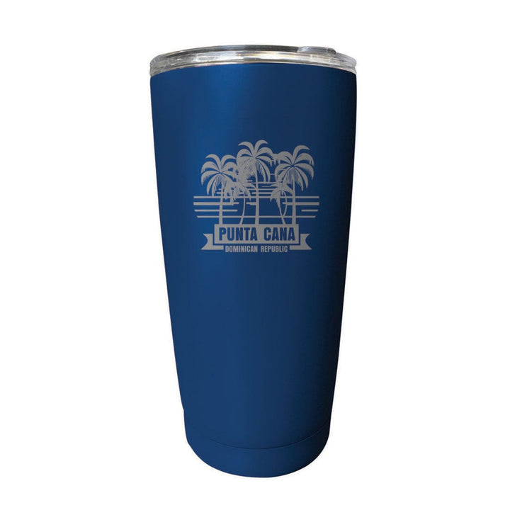 Punta Cana Dominican Republic Souvenir 16 oz Stainless Steel Insulated Tumbler Etched Image 7