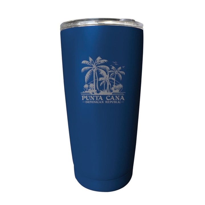 Punta Cana Dominican Republic Souvenir 16 oz Stainless Steel Insulated Tumbler Etched Image 8