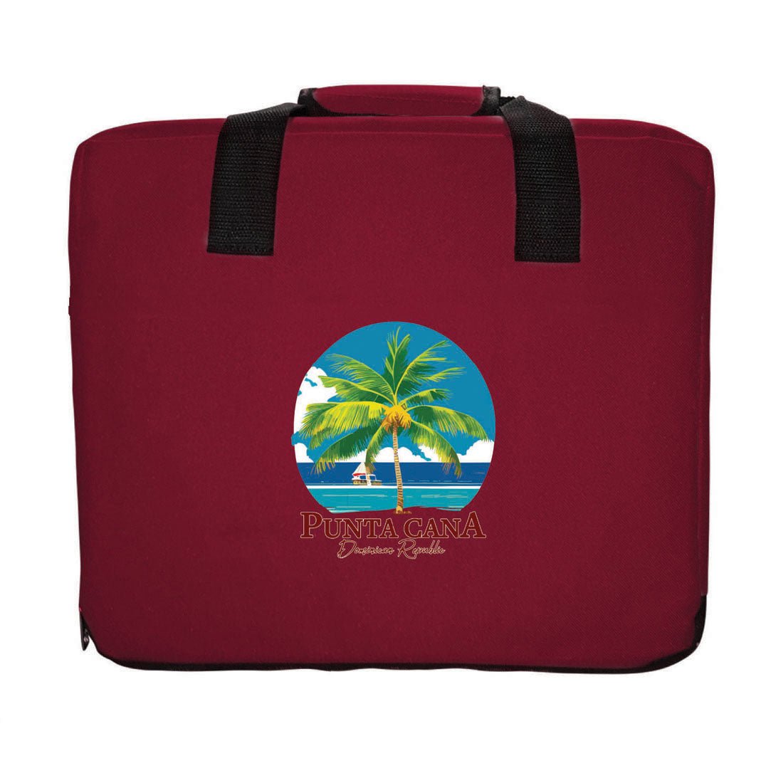 Punta Cana Dominican Republic Souvenir Destination Seat Cushion Image 1