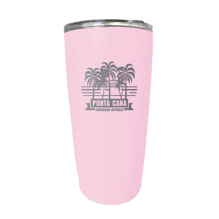 Punta Cana Dominican Republic Souvenir 16 oz Stainless Steel Insulated Tumbler Etched Image 9