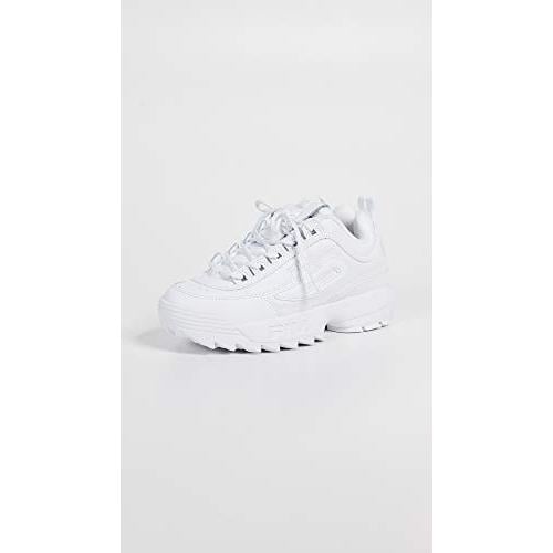 Fila Womens Disruptor II Sneaker 11 WHT/WHT/WHT Image 4