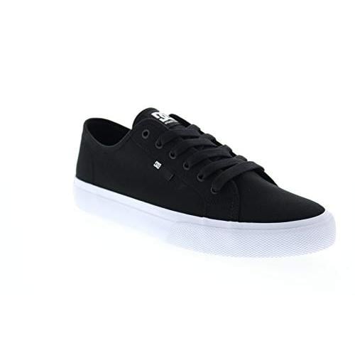 DC Manual Skate Shoes Mens Medium BLACK/WHITE Image 1