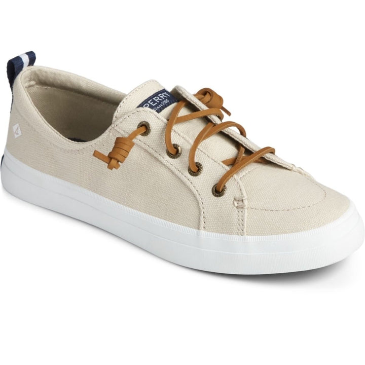 Sperry Womens Crest Vibe Linen Sneaker Oat - STS98644 LINEN/OAT Image 2