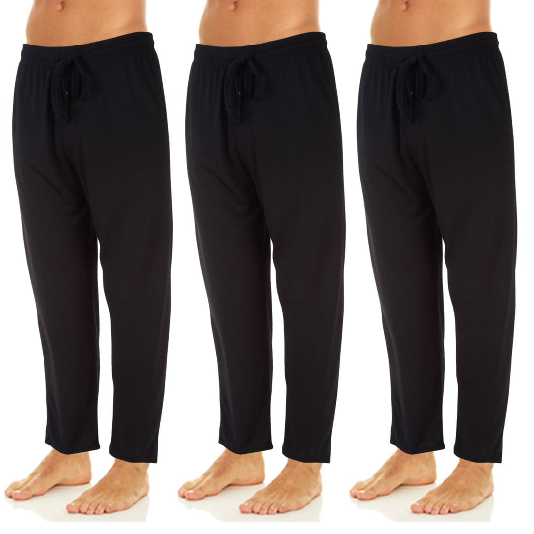 DARESAY Mens Long Lounge Pants 3 Packs Image 6