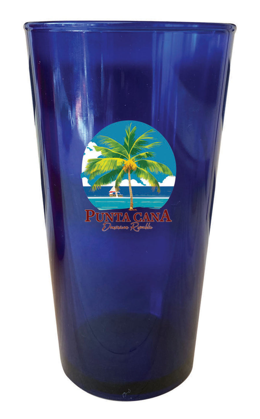 Punta Cana Dominican Republic Souvenir Plastic 16 oz Pint Image 1