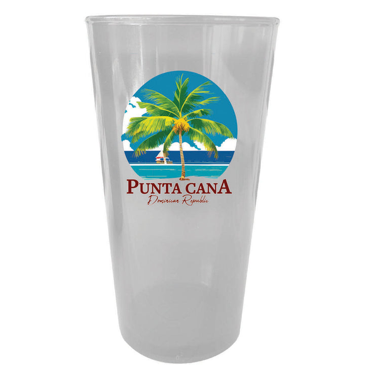 Punta Cana Dominican Republic Souvenir Plastic 16 oz Pint Image 4