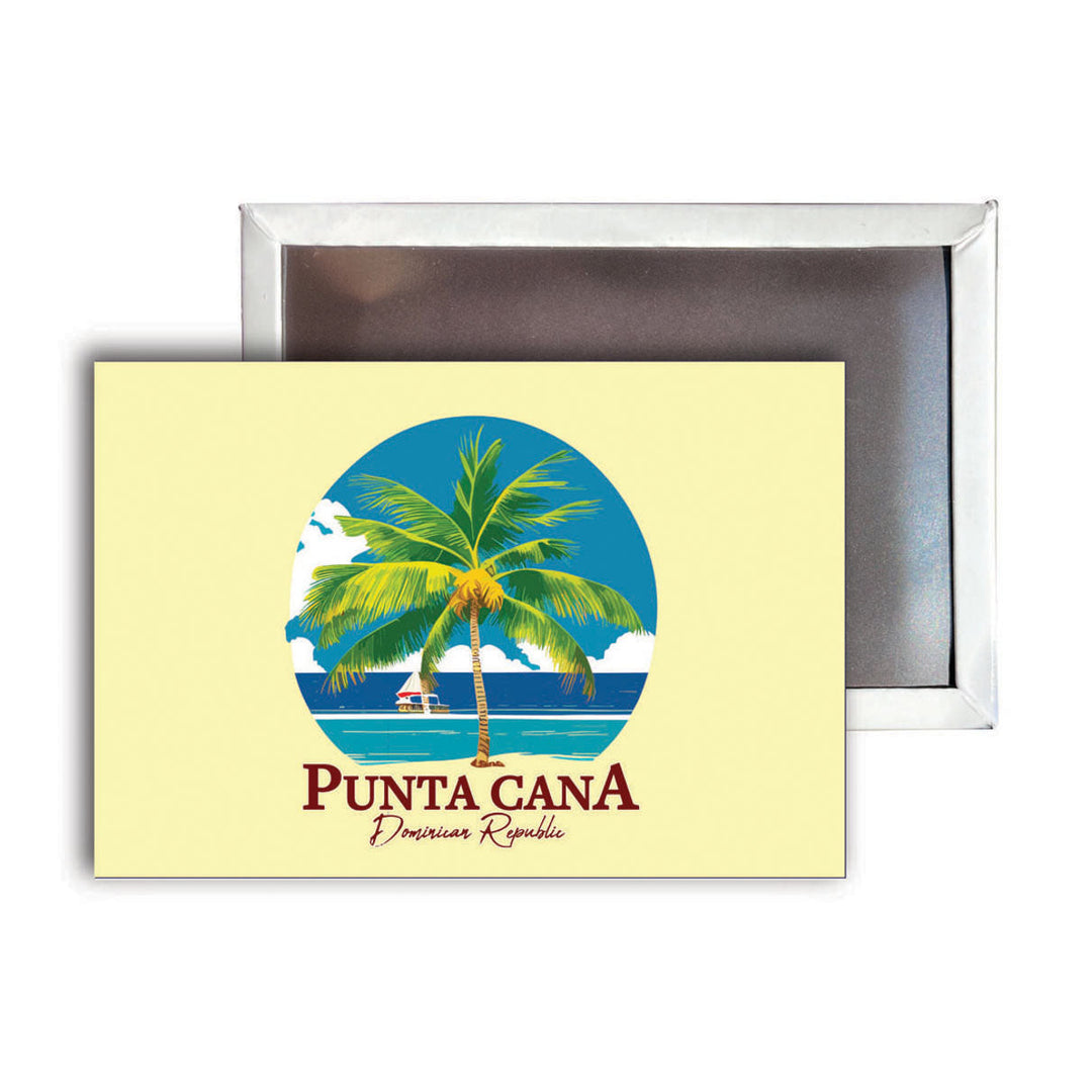 Punta Cana Dominican Republic Souvenir Refrigerator Magnet Image 1