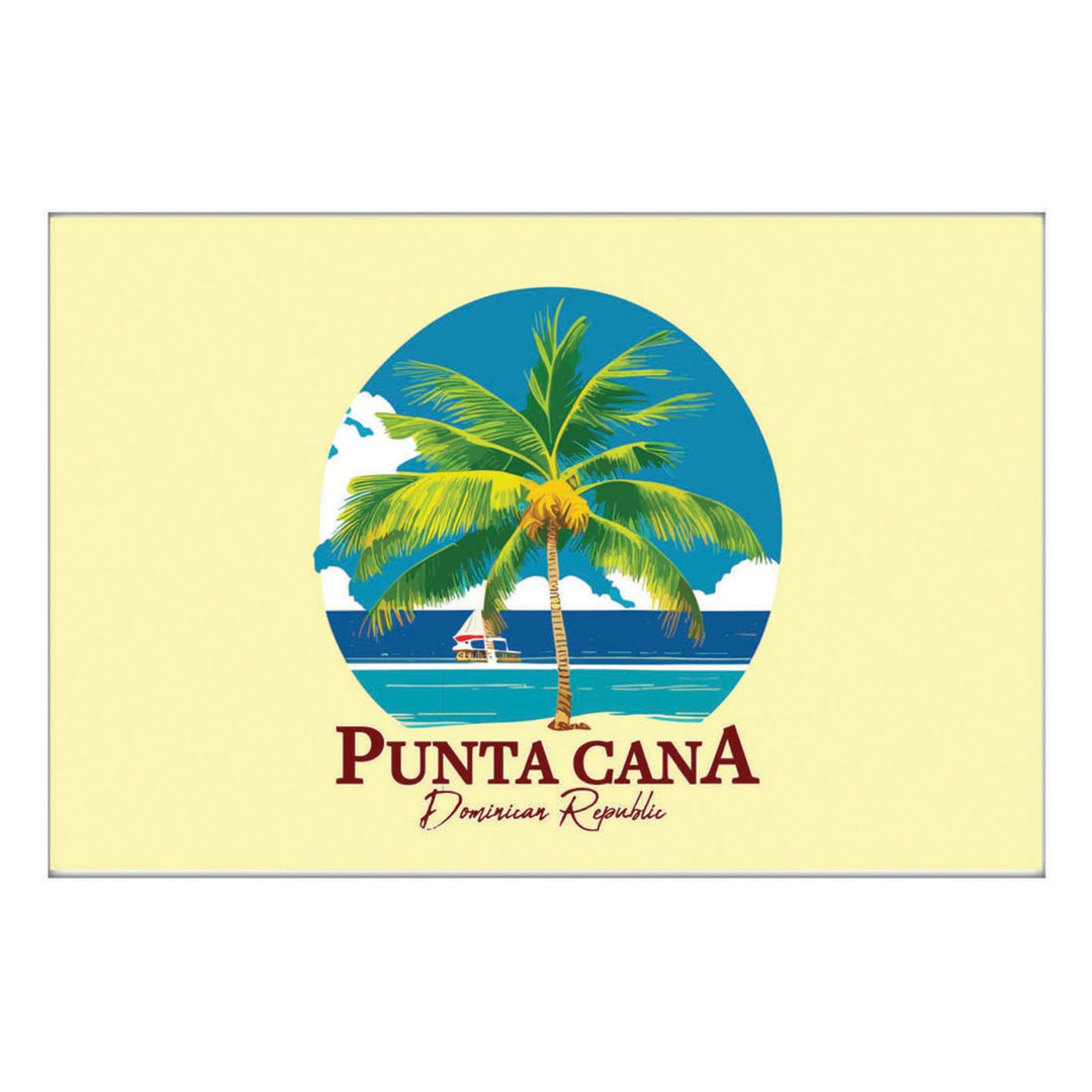 Punta Cana Dominican Republic Souvenir Refrigerator Magnet Image 1