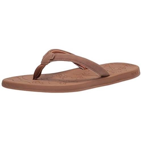 ROXY Womens Vickie Flip Flop Tan - ARJL100849-TAN B(M) US TAN Image 1