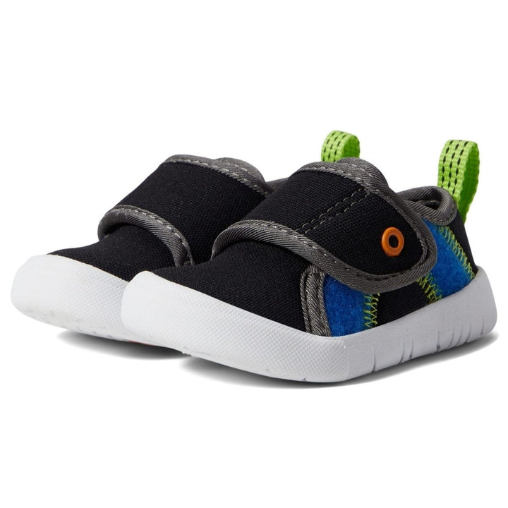 Bogs Baby Kicker Hook and Loop Sneaker Black Multi Size 1 Waterproof 72811I-009 Image 1