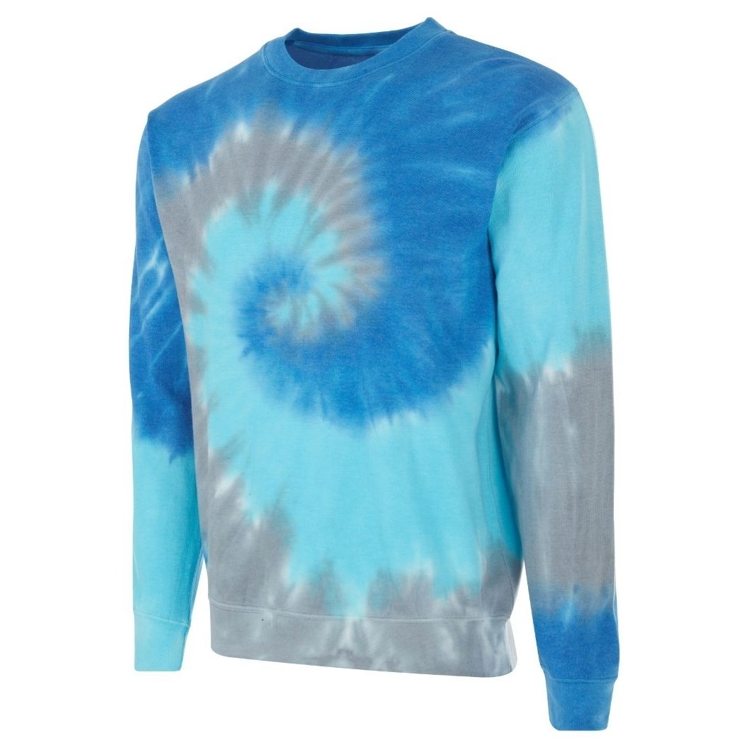 DARESAY Tie Dye Fleece Long Sleeve Sweatshirt Unisex 60% Cotton 40% Polyester Image 1