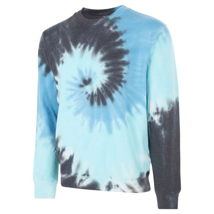 DARESAY Tie Dye Fleece Long Sleeve Sweatshirt Unisex 60% Cotton 40% Polyester Image 1