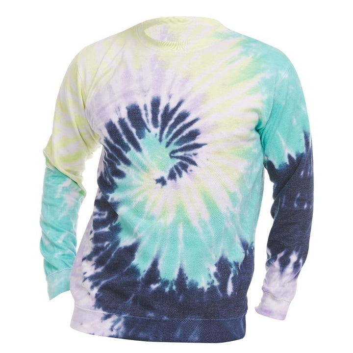 DARESAY Tie Dye Fleece Long Sleeve for Men and Women Image 4