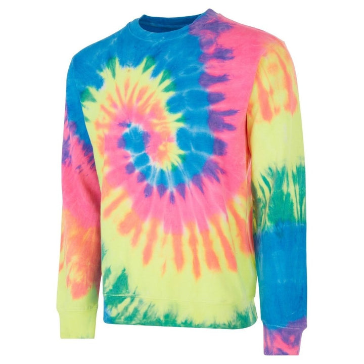 DARESAY Tie Dye Fleece Long Sleeve Sweatshirt Unisex 60% Cotton 40% Polyester Image 1