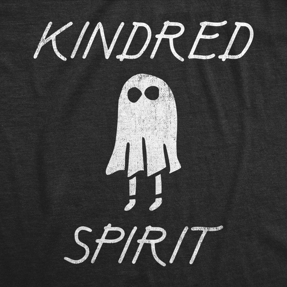 Mens Kindred Spirit T Shirt Funny Spooky Halloween Ghost Joke Tee For Guys Image 2