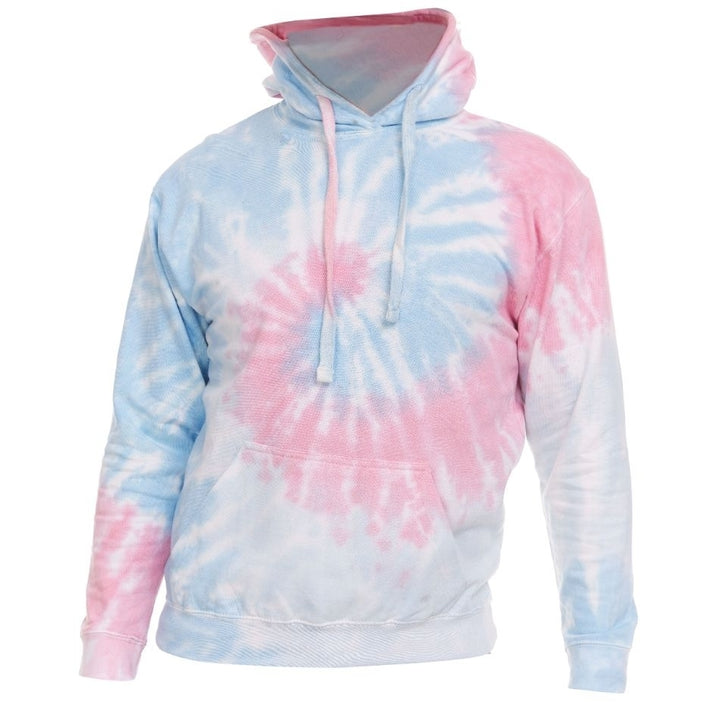 DARESAY Womens Tie Dye Hoodie Pullover Fleece Cotton Sweatshirt Multiple Colors Image 3