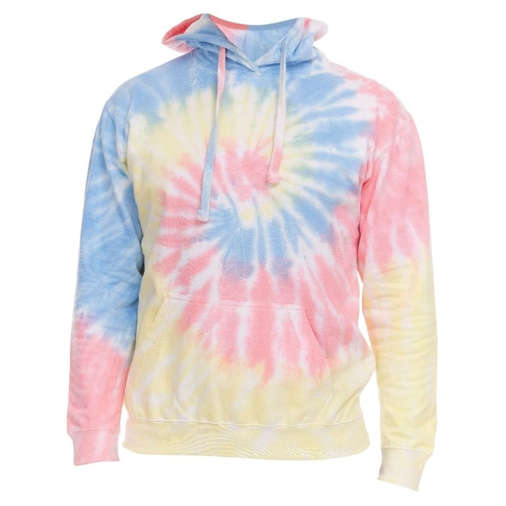 DARESAY Womens Tie Dye Hoodie Pullover Fleece Cotton Sweatshirt Multiple Colors Image 11