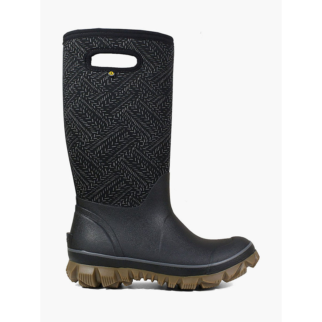 BOGS Womens Whiteout Fleck Waterproof Snow Boots Black Multi - 72244-009  BLACK MULTI Image 2