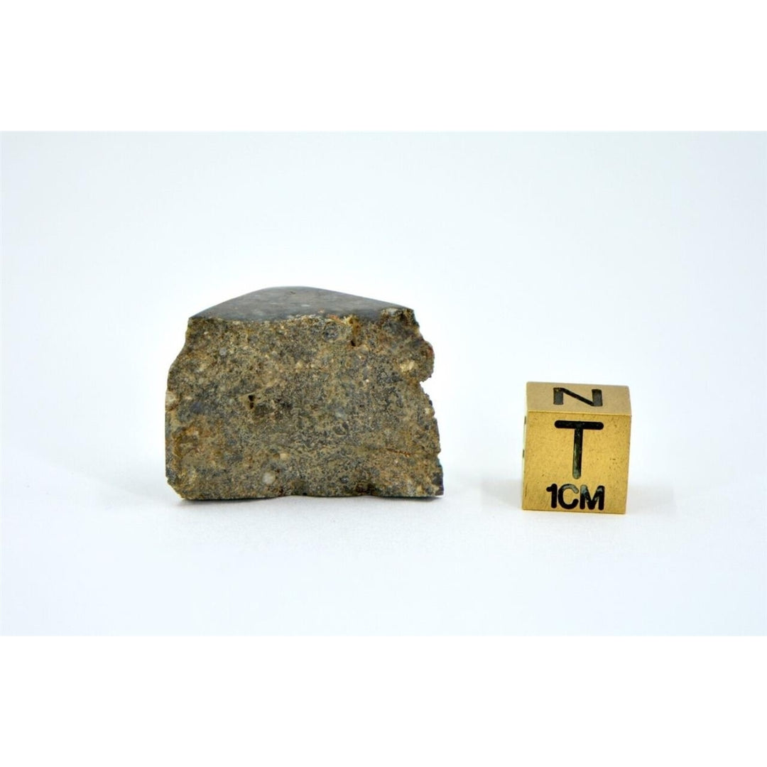 9.13g Lunar Meteorite Prism Shaped I NWA 14041 - TOP METEORITE Image 6