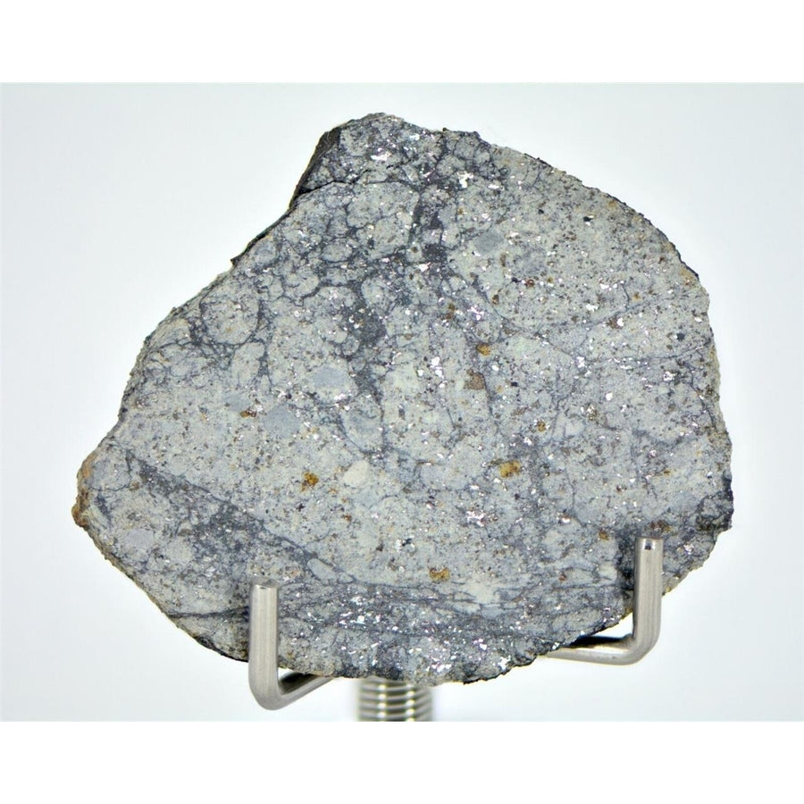 7.7g VIALES Meteorite Slice I L6 Chondrite Witnessed Fall  - TOP METEORITE Image 1