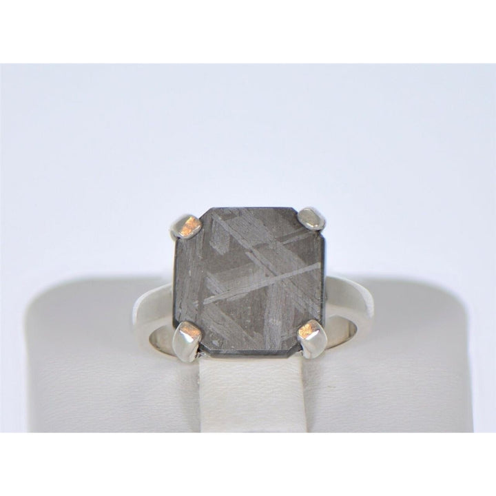 HENBURY Meteorite Ring I Size 6 - TOP METEORITE Jewelry Image 1