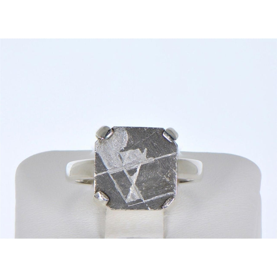 Beautiful Etched MUONIONALUSTA Meteorite Ring I Size 6.75 - TOP METEORITE Image 1