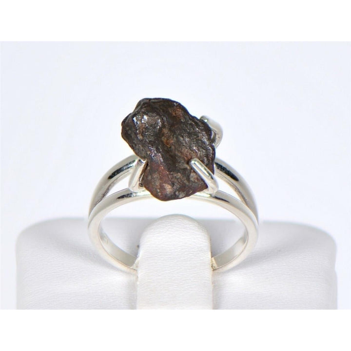 SERICHO Pallasite Meteorite Beautiful Ring - Size 5.75 - TOP METEORITE Jewelry Image 1