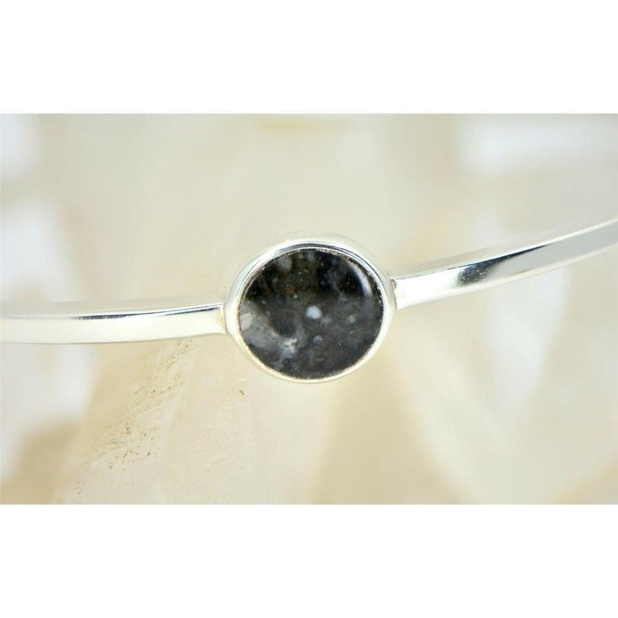 Lunar Meteorite Bracelet - Genuine Lunar Meteorite Jewelry - TOP METEORITE Image 1