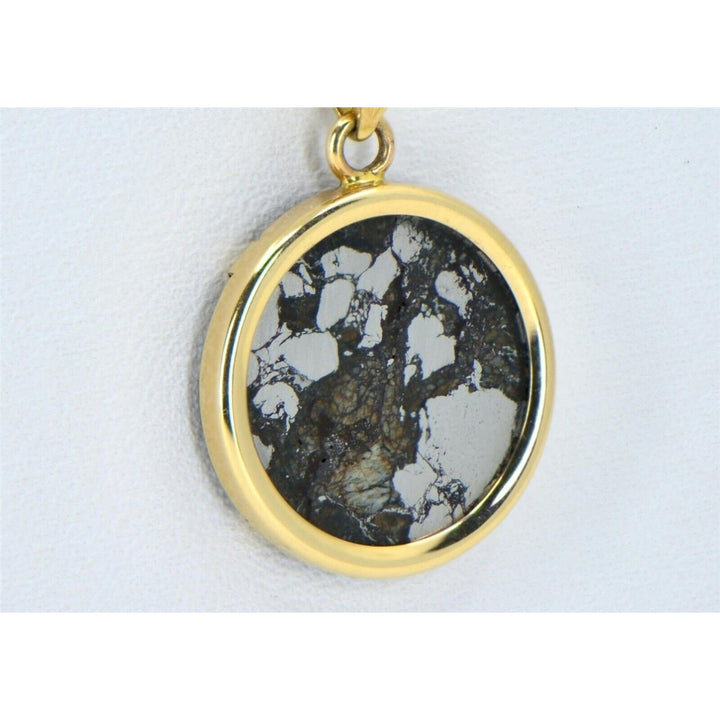 BENCUBBIN Meteorite Beautiful Pendant - Gold - TOP METEORITE Jewelry Image 1