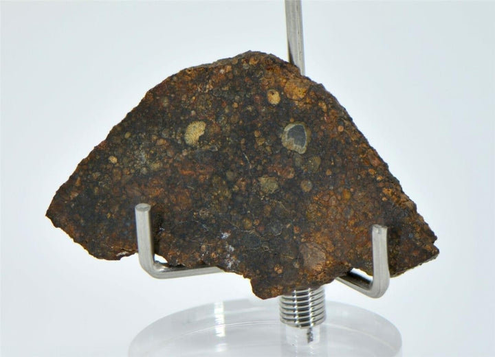 4g LL3.00 Unequilibrated Primitive Chondrite Slice - TOP METEORITE Image 3